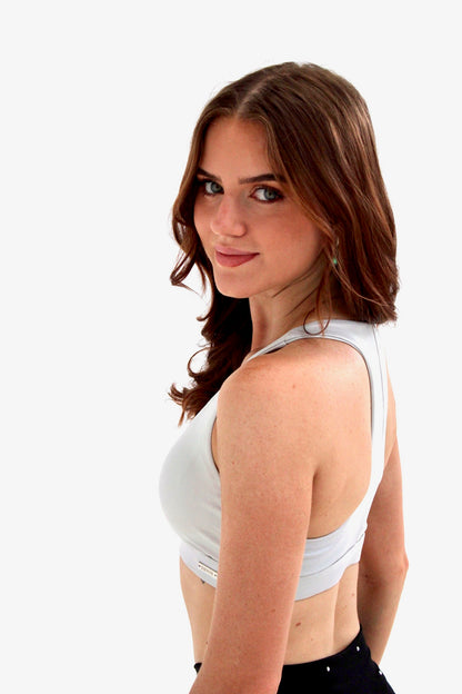Mirage Shimmer Crop in Slate