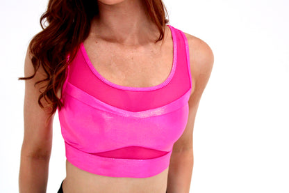 Elysian Shimmer in Hot Pink
